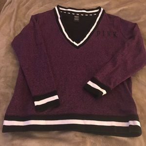 VS PINK burgundy sweatshirt. L